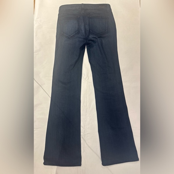 Paige Skyline Bootcut Dark Blue Jeans - Picture 5 of 7